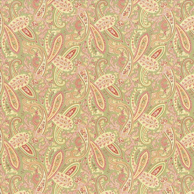 Kasmir Fabric Willow Paisley Nectar 5082 100% Cotton
 USA 30,000 Wyzenbeek Double Rubs Horizontal: 9 inches and Vertical: 6 3/8 inches 54 - My Fabric Connection -