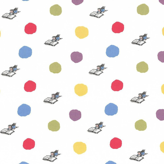 Kasmir Fabric Wondercrump Spot Rainbow 1445 100% Cotton
 TURKEY Not Tested Horizontal: 9 1/8 inches and Vertical: 6 3/8 inches 55 - My Fabric Connection -