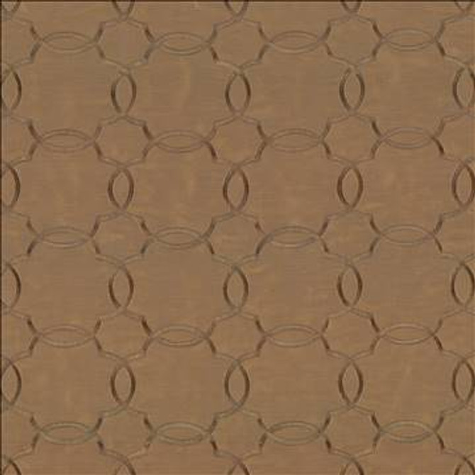 Kasmir Fabric Zara Trellis Hazelnut 5069 100% Polyester Embroidery Contents 100% Polyester CHINA Not Tested H: 4 1/8 inches, V: 3 6/8 inches 54 - 58 - My Fabric Connection - Kasmir
