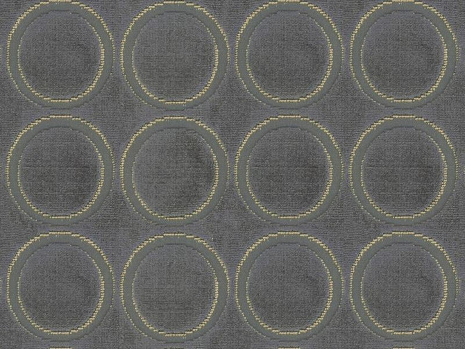 Kravet Couture Fabric 34465.21 Ellipsis Steel - Viscose 76%, Cotton 12%, Polyester 12% Belgium - H" 3 inches, V: 3 inches 53.5 inches - My Fabric Connection - Kravet Couture