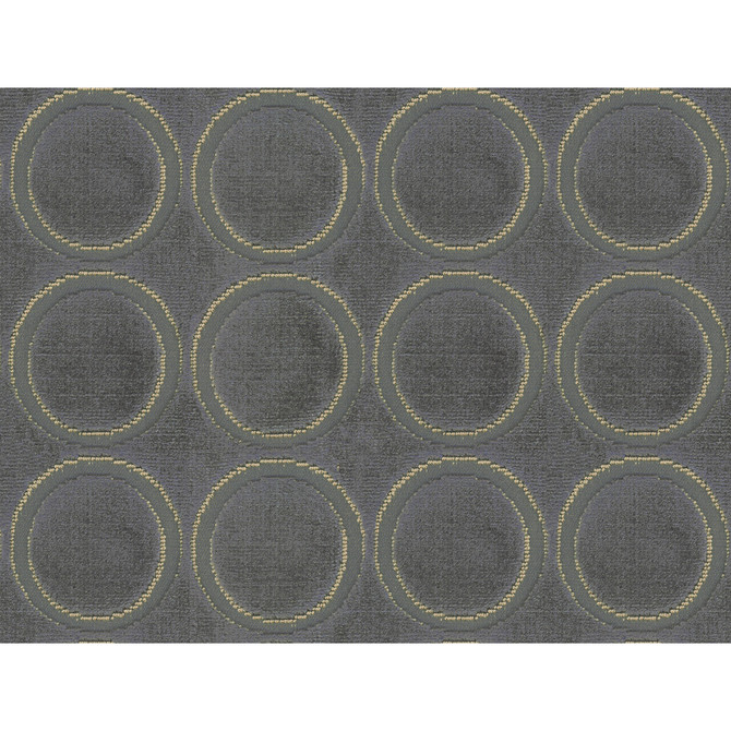 Kravet Couture Fabric Ellipsis Steel VISCOSE - 76%;COTTON - 12%;POLYESTER - 12% Belgium Horizontal: 3 and Vertical: 3 53.5 - My Fabric Connection -