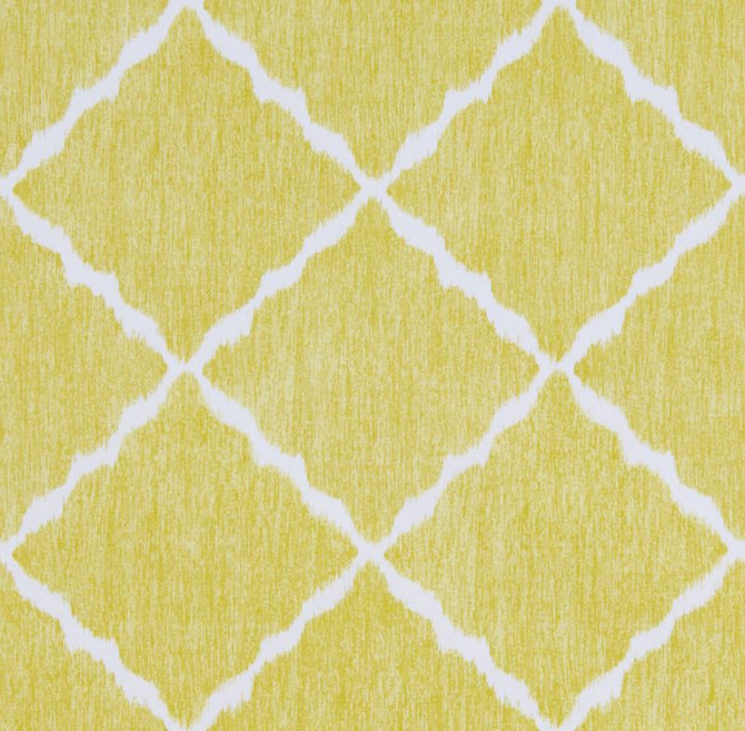 Kravet Basics Fabric IKATSTRIE.40 Ikat Strie Sunshine Sarah Richardson Harmony Cotton 100% India Medium Horizontal: 9 inches and Vertical: 9 inches 54 inches - My Fabric Connection -