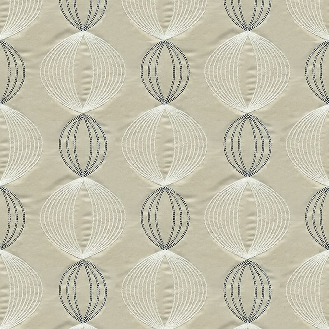 Kravet Design Fabric 4196.1611 Virga Greige Candice Olson Polyester 100% India See Sample Horizontal: 10 inches and Vertical: 9.5 inches 51 inches - My Fabric Connection -