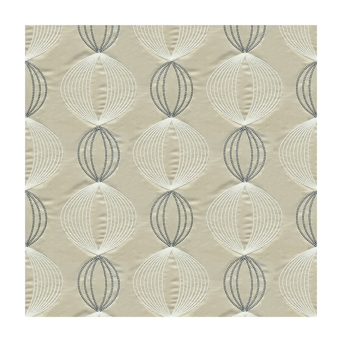 Kravet Design Fabric Virga Greige CANDICE OLSON COLLECTION POLYESTER - 100% India - Horizontal: 10 and Vertical: 9.5 51 - My Fabric Connection -