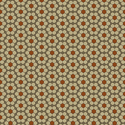 Kravet Contract Fabric Bursa Mosaic Tigerlilly