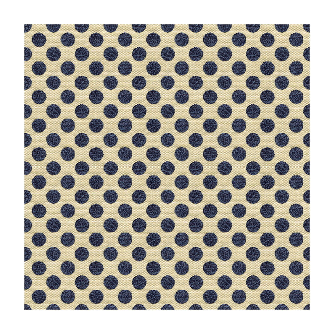 Kravet Design Fabric Posie Dot Navy KATE SPADE CLASSICS VISCOSE - 59%;COTTON - 21%;POLYESTER - 20% Turkey MEDIUM Horizontal: 1.5 and Vertical: 54 - My Fabric Connection -