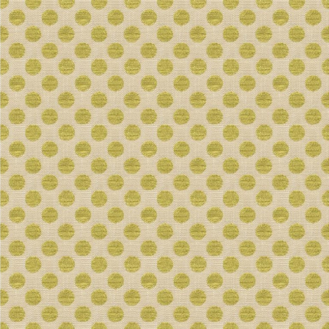 Kravet Design Fabric 34070.1623 Posie Dot Chartreuse Kate Spade Classics Viscose 59%, Cotton 21%, Polyester 20% Turkey Medium Horizontal: 1.5 inches and Vertical: See Sample 54 inches - My Fabric Connection -