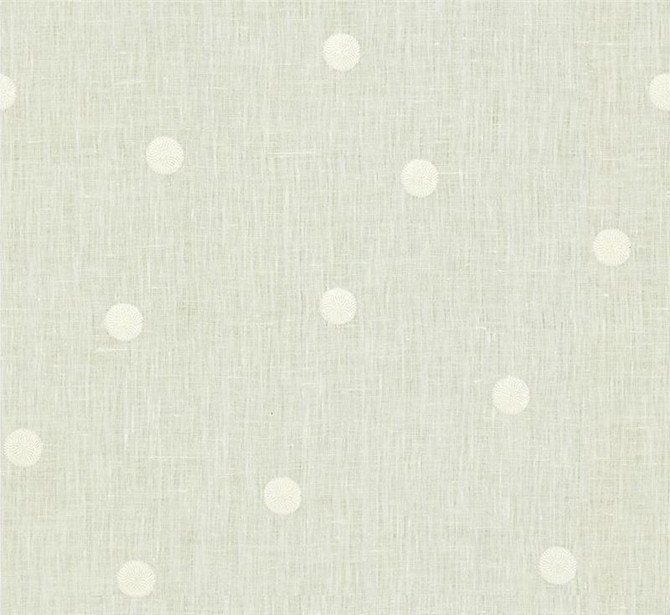 Kravet Design Fabric 4095.1 Scatter Dot Ivory Kate Spade Curiosities Linen 88%, Viscose 12% India See Sample Horizontal: 17 inches and Vertical: 16 inches 50.5 inches - My Fabric Connection -