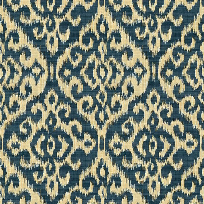 Kravet Design Fabric 34107.516 Indigo Rayon 57%, Cotton 43% USA Heavy Horizontal: 9.5 inches and Vertical: 13.5 inches 57.5 inches - My Fabric Connection -