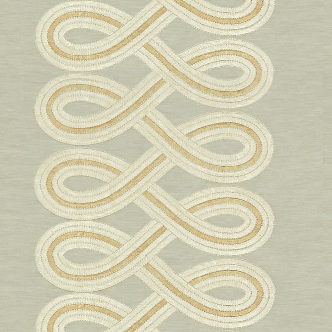 Kravet Couture Fabric 4078.16 Silken Twist Vapor Modern Luxe II Linen 85%, Silk 15% India Medium Horizontal: 18 inches and Vertical: 3.5 inches 51 inches - My Fabric Connection -