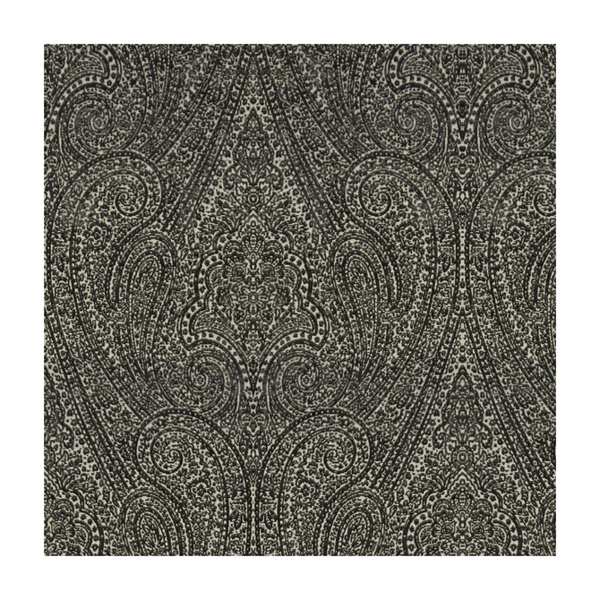 Kravet Couture Fabric Paisley Plush Flint MODERN LUXE II VISCOSE - 59%;COTTON - 41% India HEAVY Horizontal: 27 and Vertical: 32 54 - My Fabric Connection -