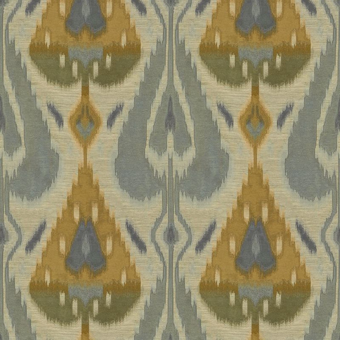 Kravet Couture Fabric 33970.5 Ikat Chic Quarry Modern Luxe II Silk 88%, Polyester 12% India See Sample Horizontal: 13 inches and Vertical: 19 inches 55 inches - My Fabric Connection -