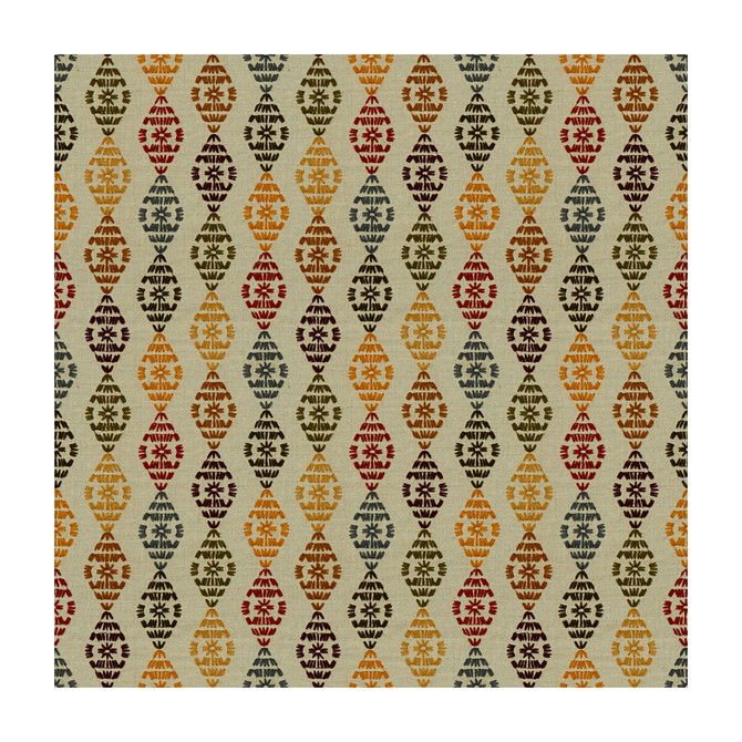 Kravet Design Fabric Soojini Knots Harvest MUSEUM OF NEW MEXICO LINEN - 65%;POLYESTER - 35% India LIGHT Horizontal: 8 and Vertical: 12.5 52 - My Fabric Connection -