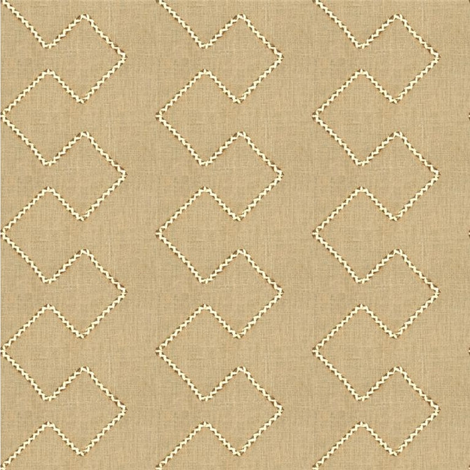 Kravet Design Fabric 4010.16 Mythical Lines Stucco Museum Of New Mexico Linen 72%, Fibre 20%, Cotton 8% India see sample Horizontal: 9 inches and Vertical: 6 inches 50 inches - My Fabric Connection -