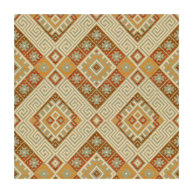 Kravet Design Fabric Kassa Sagebrush MUSEUM OF NEW MEXICO RAYON - 44%;COTTON - 40%;POLYESTER - 15%;NYLON - 1% United States HEAVY Horizontal: 9.5 and Vertical: 12.5 56.5 - My Fabric Connection -