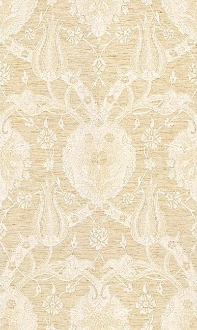 Kravet Couture Fabric 33457.1 Global Vibe White Gold Modern Luxe Viscose 70%, Polyester 17%, Linen 10%, Lurex 3% Turkey Medium Horizontal: 14 inches and Vertical: 21.5 inches 55 inches - My Fabric Connection -