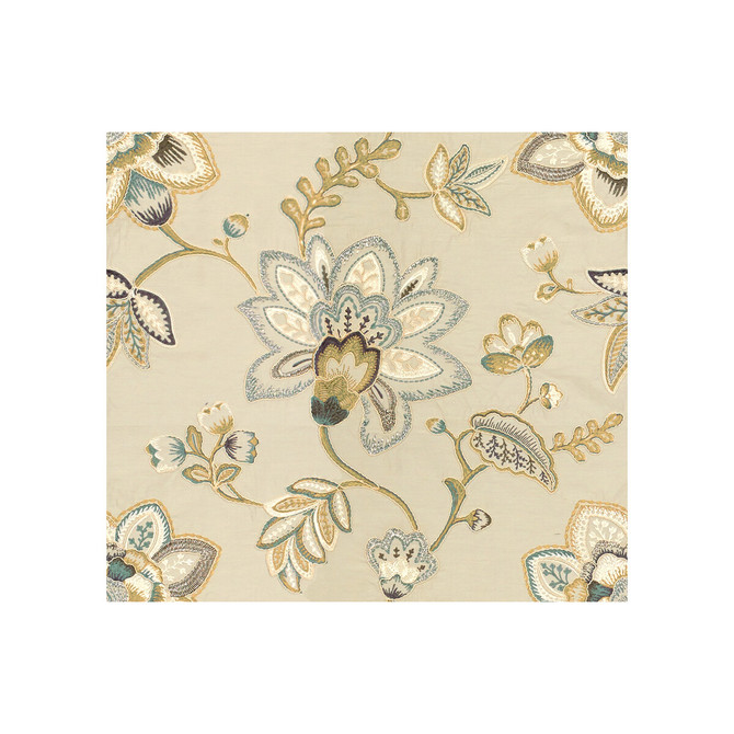 Kravet Couture Fabric Gilded Plaza Platinum MODERN LUXE COTTON - 59%;BEMBERG - 41% India Horizontal: 25 and Vertical: 23 50 - My Fabric Connection -