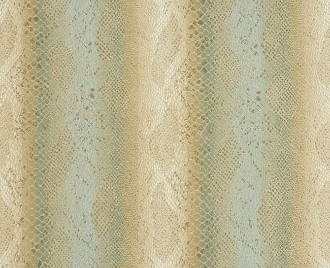 Kravet Couture Fabric 33276.1635 Lizard Envy Mineral in our sample Viscose 90%, Cotton 10% Turkey Medium Horizontal: 14 inches and Vertical: 21 inches 54 inches - My Fabric Connection -