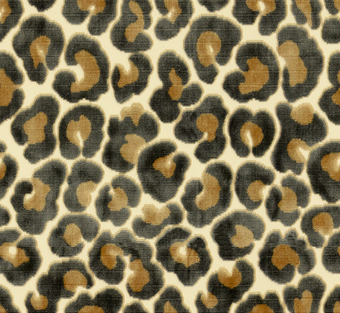 Kravet Couture Fabric 33111.1611 The Hunt Is On Anthracite - Viscose 58%, Cotton 42% India Heavy H" 14 inches, V: 12 inches 54 inches - My Fabric Connection - Kravet Couture