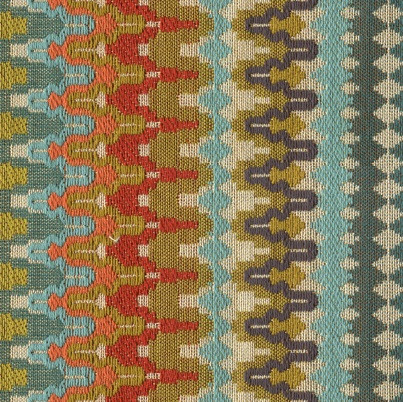 Kravet Design Fabric 32631.512 Exotic Travels Rayon 50%, Cotton 34%, Polyester 16% USA Heavy Horizontal: 3.5 inches and Vertical: 9 inches 58 inches - My Fabric Connection -