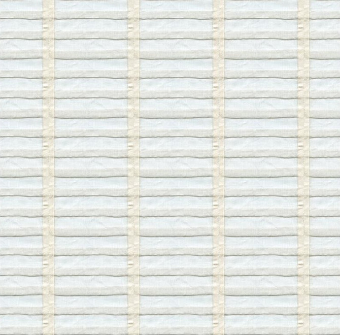 Kravet Couture Fabric 3719.1 Austrian Chic Blanc Modern Colors III Polyester 84%, Linen 16% India See Sample Horizontal: 10 inches and Vertical: 1 inch 54 inches - My Fabric Connection -