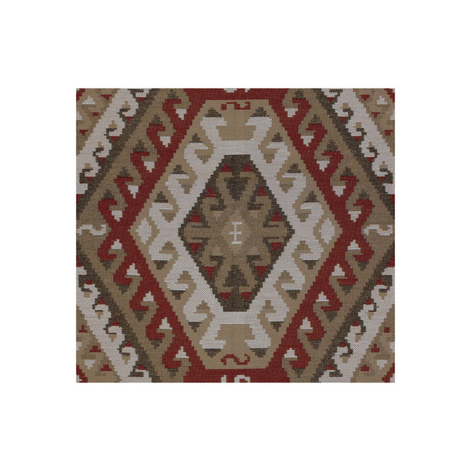 Kravet Couture Fabric Rustic Kilim Sundried Red NOMAD CHIC ACRYLIC - 59%;LINEN - 26%;COTTON - 15% Turkey MEDIUM Horizontal: 26.5 and Vertical: 26 54 - My Fabric Connection -