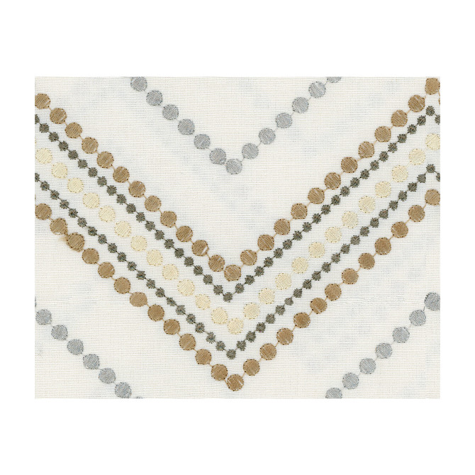 Kravet Design Fabric Azariah Bronze CANDICE OLSON COLLECTION COTTON - 75%;VISCOSE - 20%;ZARI - 5% India MEDIUM Horizontal: 6.5 and Vertical: 5 51 - My Fabric Connection -