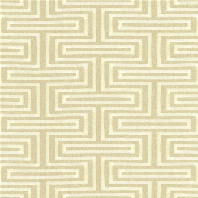 Kasmir Fabric Quandary Pearl 1450 70% Polyester
30% Linen
 INDIA </p><p>Repeat: Horizontal: 26 inches and Vertical: 12 2/8 inches 54 - My Fabric Connection -