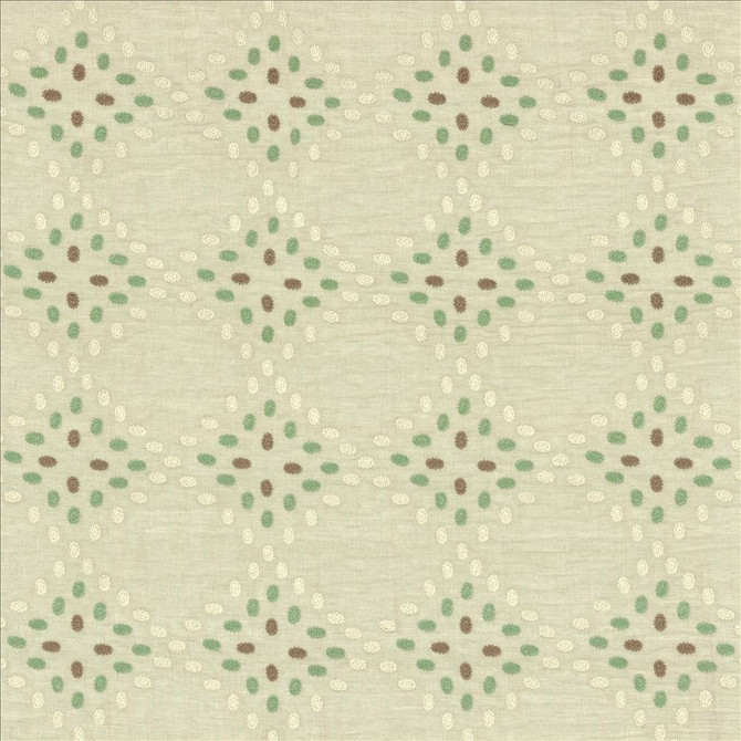 Kasmir Fabric Roostica Grotto 1450 52% Linen 48% Cotton INDIA Not Tested Horizontal: 7 4/8 inches and Vertical: 7 6/8 inches 54 - My Fabric Connection -
