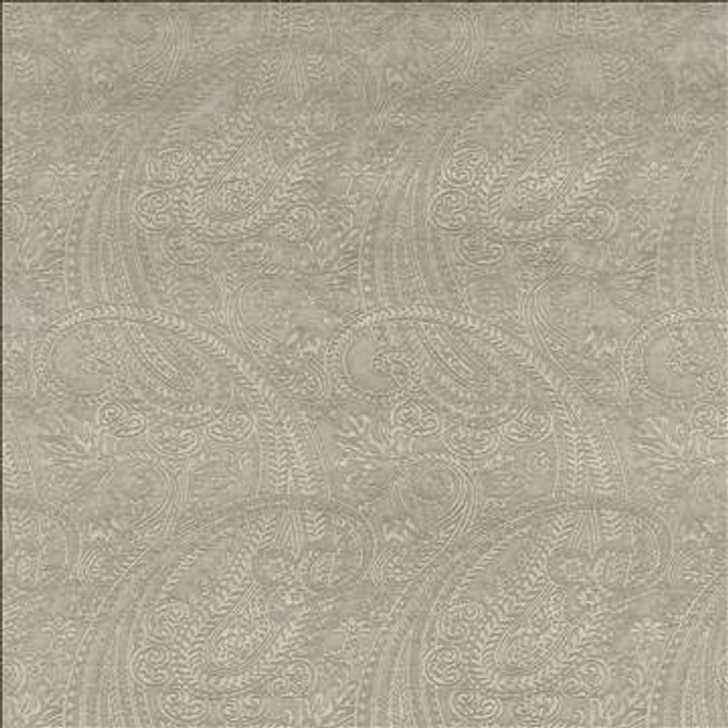 Kasmir Fabric Tender Mist Grey 1449 63% Cotton 37% Polyester INDIA 23,000 Martindale Cycles H: 13 5/8 inches, V: 22 4/8 inches 53 - My Fabric Connection - Kasmir