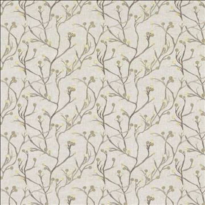 Kasmir Fabric Terrarium Shadow 1450 60% Cotton 40% Polyester INDIA 25,000 Wyzenbeek Double Rubs H: 12 6/8 inches, V: 9 2/8 inches 55 - My Fabric Connection - Kasmir