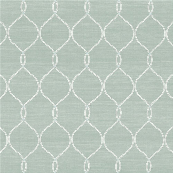 Kasmir Fabric Tidepool Duckegg See sample 67% Polyester
33% Cotton
 INDIA Not Tested </p><p>Repeat: Horizontal: 5 3/8 inches and Vertical: 9 4/8 inches 53 - My Fabric Connection -