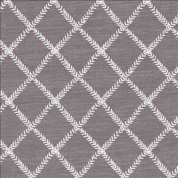 Kasmir Fabric Zipper Trail Amethyst 1449 67% Polyester 33% Cotton INDIA Not Tested H: 4 6/8 inches, V: 4 6/8 inches 53 - My Fabric Connection - Kasmir