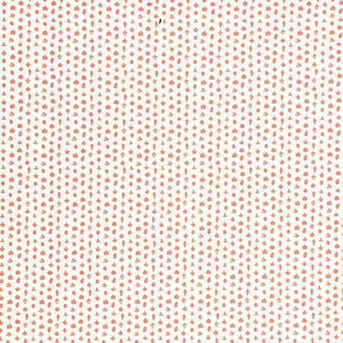 Fired Earth Fabric LEAF MEDLEY.ROSE Leaf Medley Rose Botanist & Ecologist Cotton 100% United Kingdom Light Horizontal: See Sample and Vertical: 1.773 inches 55.16 inches - My Fabric Connection -