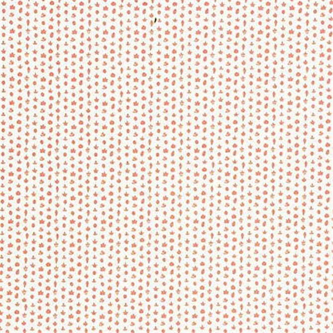 Fired Earth Fabric FE9116.3 Leaf Medley Rose The Delft Cotton 100% United Kingdom Light Horizontal: See Sample and Vertical: 1.773 inches 55.16 inches - My Fabric Connection -