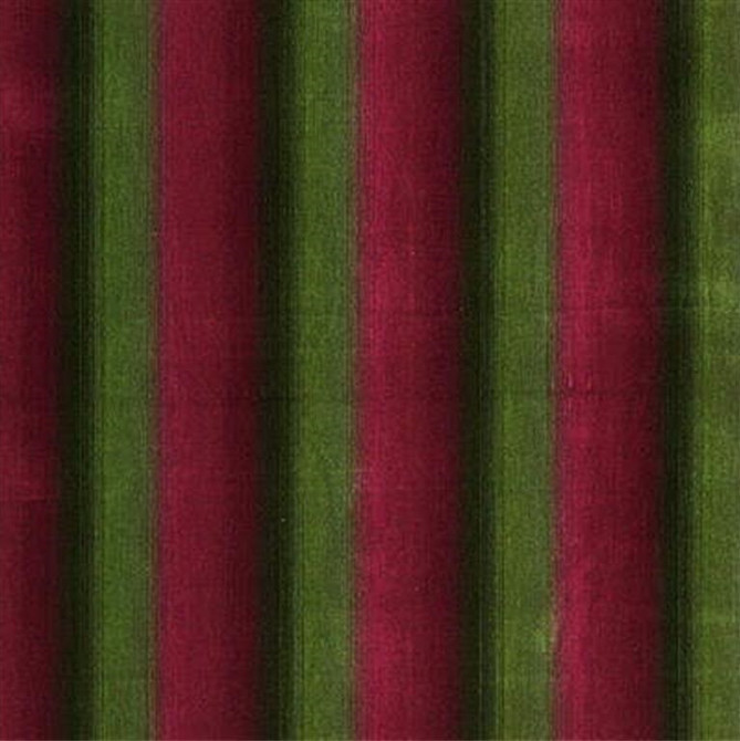 Fired Earth Fabric FE9005.5 Linear Velvet Crimson & Moss Botanist & Ecologist Viscose 60%, Cotton 40% United Kingdom Heavy Horizontal: See Sample and Vertical: See Sample 53.978 inches - My Fabric Connection -