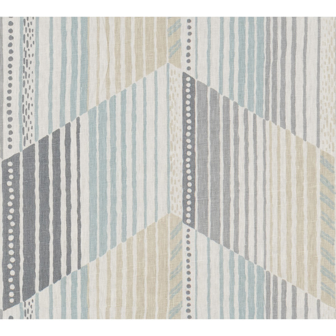 Kravet Design Fabric Reflex Seaside LINEN - 100% China MEDIUM Horizontal: 18 and Vertical: 16 54.5 - My Fabric Connection -