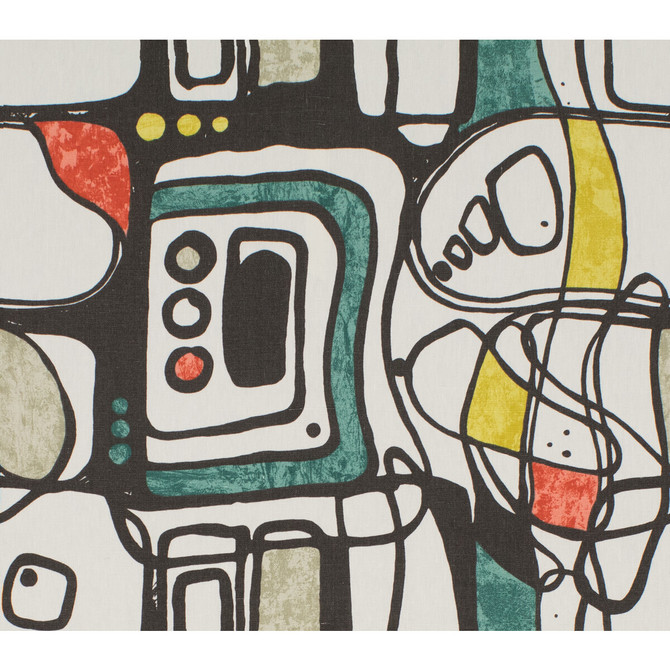 Kravet Design Fabric Modform Festival LINEN - 100% China MEDIUM Horizontal: 27 and Vertical: 25 54.5 - My Fabric Connection -