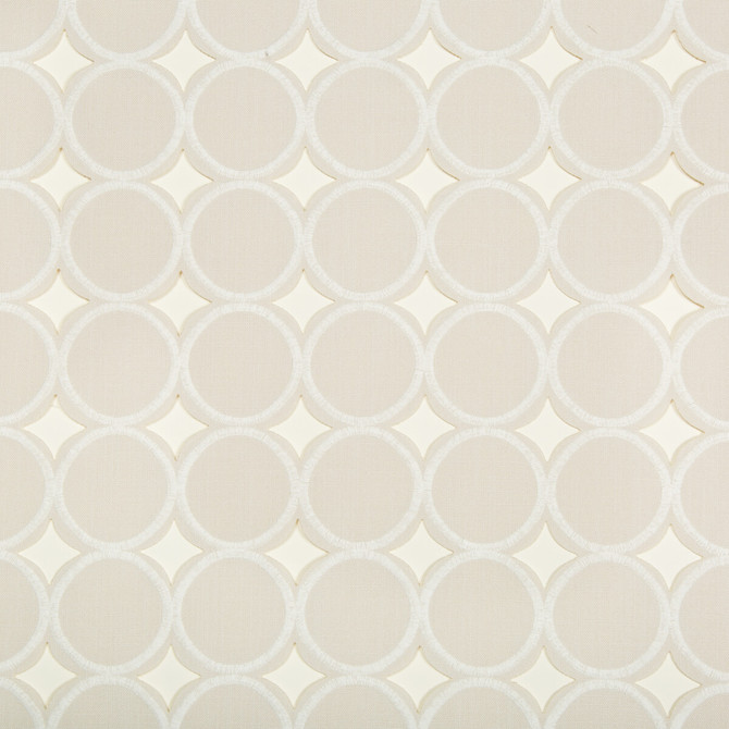 Kravet Design Fabric Spheric Stone POLYESTER - 94%;COTTON - 6% India Horizontal: 2.5 and Vertical: 2.5 53.5 - My Fabric Connection -