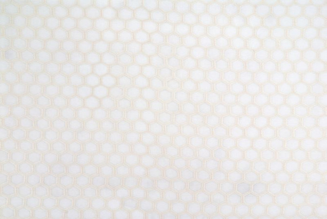 Kravet Contract Fabric 4284.1 Mila Ivory our website for purchase Polyester 100% Turkey see sample Horizontal: 1.57 inches and Vertical: 2.19 inches 118 inches - My Fabric Connection -