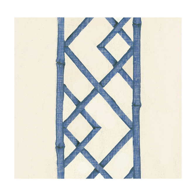 Kravet Basics Fabric Latticely Ultramarine SARAH RICHARDSON HARMONY LINEN - 100% China MEDIUM Horizontal: 9 and Vertical: 9 54.5 - My Fabric Connection -