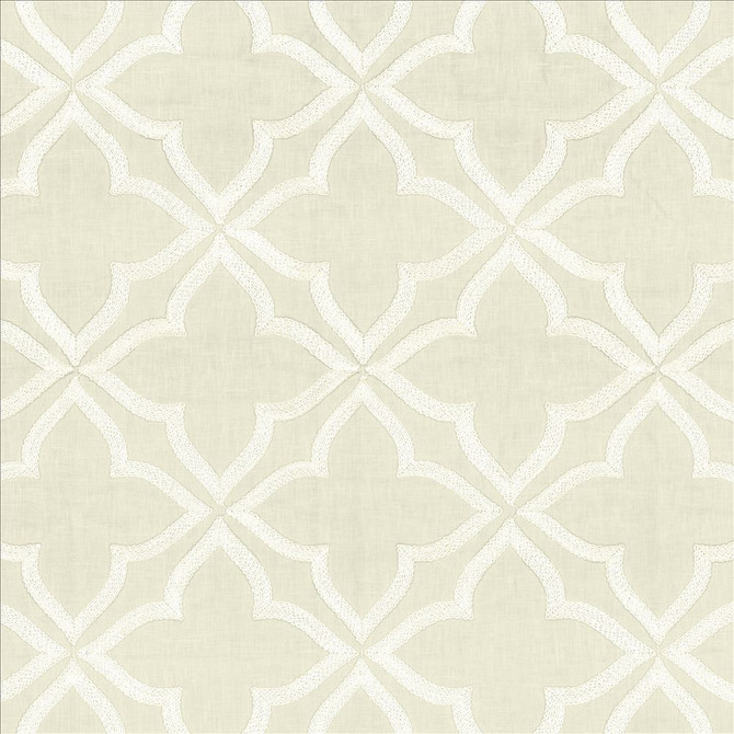 Kasmir Fabric Adornment White 5156 70% Polyester
30% Cotton
 INDIA Not Tested </p><p>Repeat: Horizontal: 8 6/8 inches and Vertical: 9 3/8 inches 54 - My Fabric Connection -