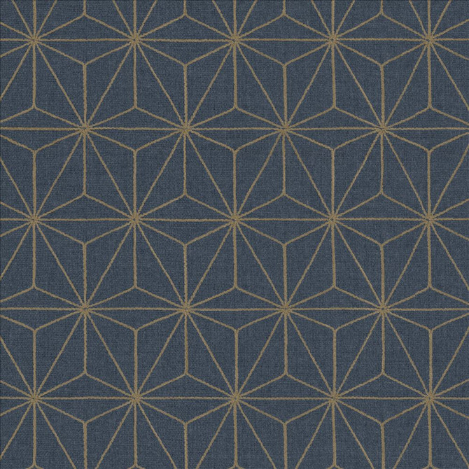 Kasmir Fabric Cubes Navy 5156 100% Polyester
 INDIA Not Tested Horizontal: 3 4/8 inches and Vertical: 6 2/8 inches 54 - My Fabric Connection -