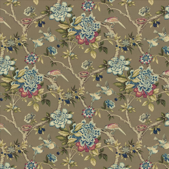 Kasmir Fabric Gwendolyn Jewel 5155 100% Cotton PERU 18,000 Wyzenbeek Double Rubs Horizontal: 27 inches and Vertical: 25 2/8 inches 54 - My Fabric Connection -