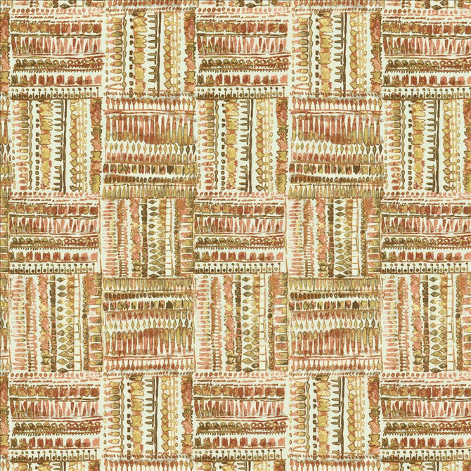 Kasmir Fabric Huron Peachspice 5155 100% Cotton TURKMENISTAN 6,000 Wyzenbeek Double Rubs Horizontal: 13 4/8 inches and Vertical: 27 inches 54 - My Fabric Connection -