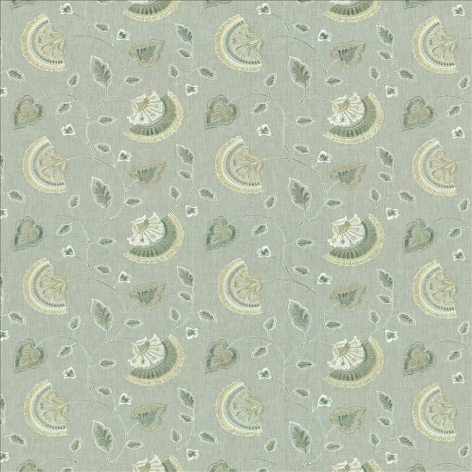 Kasmir Fabric Kay Quartz 5156 52% Cotton
48% Polyester
 INDIA 30,000 Wyzenbeek Double Rubs </p><p>Repeat: Horizontal: 13 inches and Vertical: 9 1/8 inches 52 - My Fabric Connection -