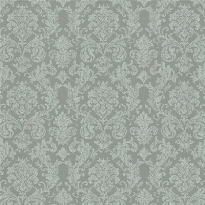 Kasmir Fabric Reign Silver 5157 100% Polyester TURKEY Not Tested Horizontal: 15 6/8 inches and Vertical: 14 6/8 inches 118 - My Fabric Connection -