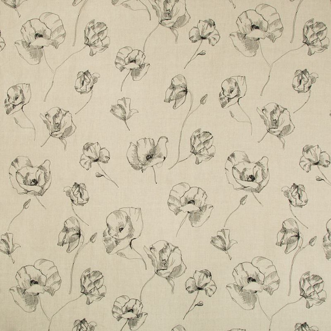 Kravet Couture Fabric 4445.16 Field Notes Natural/Noir Modern Tailor Linen 94%, Viscose 6% India Light Horizontal: 26.5 inches and Vertical: 31.5 inches 53 inches - My Fabric Connection -