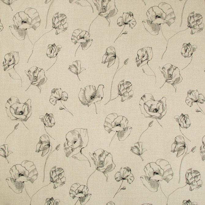 Kravet Couture Fabric Field Notes Natural/Noir MODERN TAILOR LINEN - 94%;VISCOSE - 6% India LIGHT Horizontal: 26.5 and Vertical: 31.5 53 - My Fabric Connection -