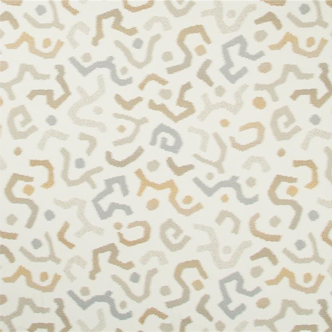 Kravet Design Fabric 34884.1614 Mahe Pebble Oceania Indoor Outdoor Polyolefin 100% USA Heavy Horizontal: 27 inches and Vertical: 25.5 inches 54 inches - My Fabric Connection -